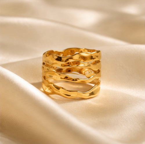 LUMÉRA Aurelia Ring – Gold Edelstahl